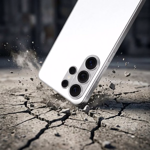 AR+AF Täysmetallinen karkaistu lasi SAMSUNG S26 ULTRA:lle hopeinen