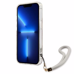 Guess GUHCP13SHFLSD iPhone 13 mini 5.4" kultainen/kultainen kovakotelo Kukkahihna
