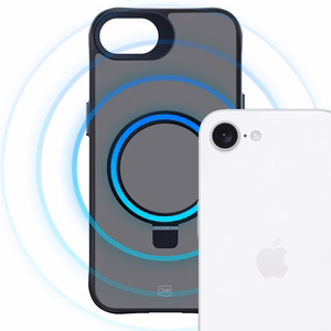 3mk Smoke Case Mag&Stand Apple iPhone 16E:lle - musta