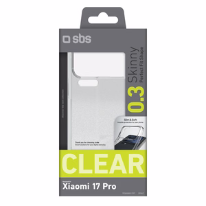 SBS Skinny Cover for Xiaomi 17 Pro - transparent