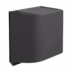 HiSmart HT260331 painted-metal outer hood for single-room recuperators, 300 × 253 × 140 mm, black