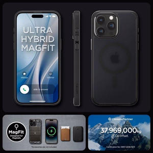 Spigen Ultra Hybrid Mag MagSafe Suojakuori iPhone 16 Pro - musta