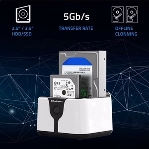 SATA III USB 3.0 Super speed 5Gb/s with Clonning function (Qoltec 50309 HDD SSD 2.5" 3.5" docking station)