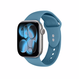 Crong Liquid strap for Apple Watch 44 / 45 / 46 / 49 mm, navy blue