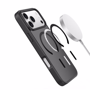 DUX DUCIS YIND Suojakuori (avoin rengas) iPhone 17 Pro Max:lle - Musta