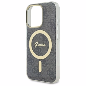 Guess IML 4G MagSafe Suojakuori iPhone 16 Pro Max:lle - Musta