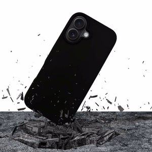 3mk Silikoninen Suojakuori iPhone 16 Plus:lle - Musta