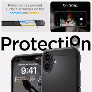 Spigen Tough Armor Mag MagSafe Suojakuori iPhone 16 6,1 musta