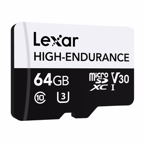 Lexar High-Endurance microSDHC/microSDXC 64 GB -muistikortti