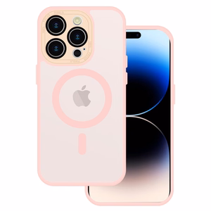 Tel Protect Magmat Suojakuori iPhone 13 Prolle vaaleanpunainen