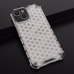 Honeycomb kotelo iPhone 14 Plus panssaroitu hybridi suojus musta