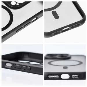FULL MATTE MAG COVER puhelimen kuori MagSafe-yhteensopiva iPhone 16E (SE 4 2025), musta
