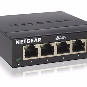Netgear GS305 – hallitsematon Layer 2 Gigabit Ethernet -verkkokytkin, musta