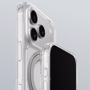 AmazingThing Titan Pro MagSpin Suojakuori iPhone 17 Pro:lle MagSafe-yhteensopiva - harmaa