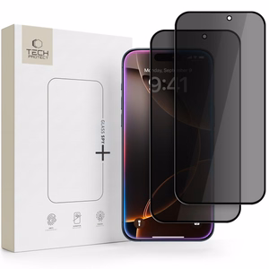 Tech-Protect Glass SPY+ yksityisyyttä suojaava karkaistu lasi, 2 kpl, iPhone 18 Pro Max