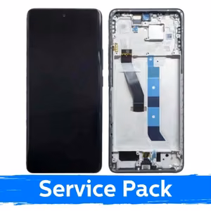 Xiaomi Redmi Note 15 5G -yhteensopiva LCD-näyttö kehyksellä / sumunvioletti / (huoltopakkaus)