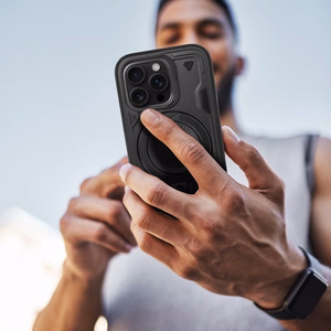 Suojakuori iPhone 11 / XR:lle Frost Armor musta