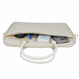 Wonder Briefcase Kannettava tietokone 17 tuumaa pico quilted beige