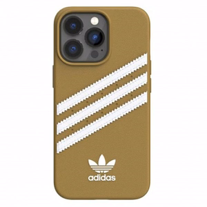Adidas OR Molded Case PU iPhone 13 Pro Max - Beige ja kultaa