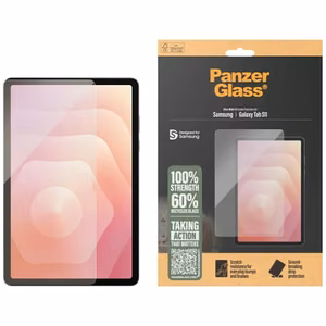 PanzerGlass Ultra-Wide Fit karkaistu lasi Samsung Galaxy Tab S11:lle - läpinäkyvä