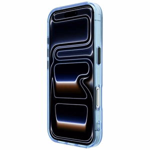 BMW M IML Frosted Metal Logo & Trims MagSafe suojakuori mallille iPhone 17 Pro Max / 18 Pro Max – sininen