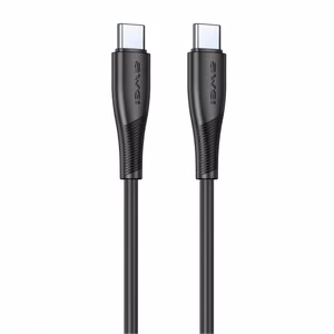 USB-kaapeli Awei CL-182C USB-C – USB-C 1,0 m musta
