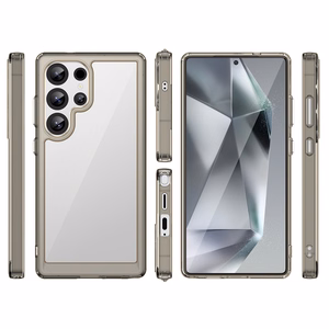 Outer Space Case geelikehyksellä Samsung Galaxy S25 Ultra - Kirkas Musta