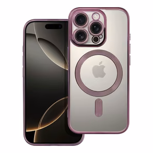 Electro Mag Cover case for iPhone 16 Pro compatible with MagSafe purple