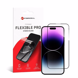 Hybrid glass do iPhone 14 PRO MAX Forcell Flexible 5D black