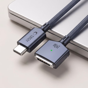 Tech-Protect MMC01 Ultraboost USB-C / MagSafe 3 140W 300cm kaapeli mallille MacBook, tummansininen