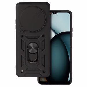 Slide Camera Armor Suojakuori Xiaomi Redmi A3 Pro:lle musta