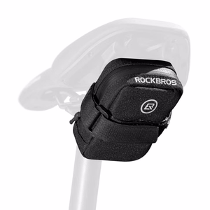 Rockbros mini satulalaukku CO2-patruunan pitimellä - musta/vihreä