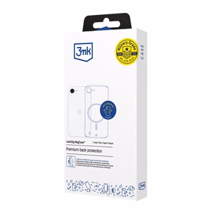 3mk Just20g MagCase Suojakuori iPhone 16E:lle - läpinäkyvä