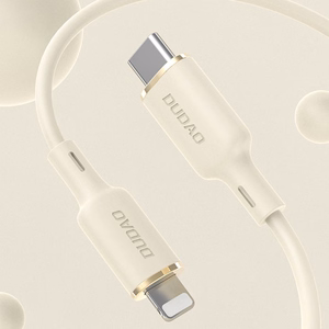 Dudao L7SCL USB-C - Lightning kaapeli 30W 1m - beige