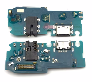 Flex Samsung A125 A12 2020/M127 M12 2021 liitin, mikrofoni, kuulokeliitäntä alkuperäinen (service pack)