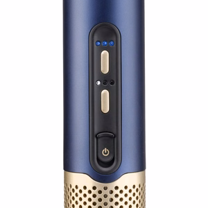 BaByliss AS6550E – 1500 W ionisoiva kuumailmaharja, 3 lämpöasetusta, sininen/kullanvärinen