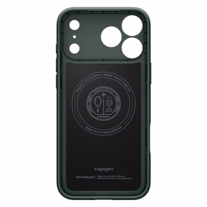 Spigen Thin Fit MagSafe -suojakuori iPhone 18 Pro / 17 Pro -malleille, vihreä