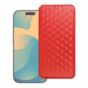 Flip case for Xiaomi 17 ULTRA Cubic Book red