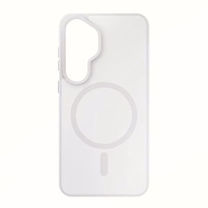 Samsung Galaxy S26+ – 3mk Smoke MagCase valkoinen puhelimen suojakuori