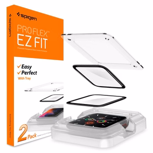 Spigen ProFlex EZ Fit -hybridilasi Apple Watch 4/5/6/SE -älykellolle (44mm)