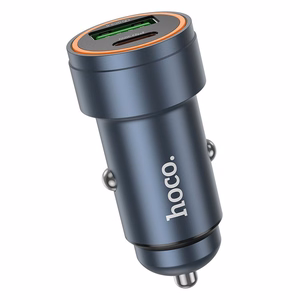 Car charger Hoco Z57A 30W (1xUSB 1xUSB-C) black