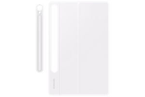 DX725UW Book Cover Keyboard Samsung Galaxy Tab S9/S9 FE/S10 FE/S10 Lite, valkoinen