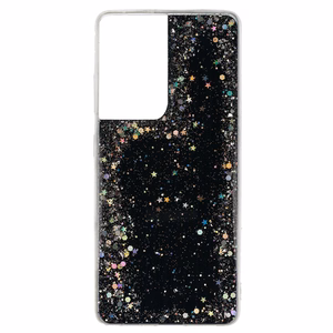 Brilliant Clear Suojakuori Samsung Galaxy S21 Ultra:lle - musta