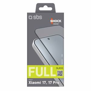 SBS Full Cover -karkaistu lasi Xiaomi 17 / 17 Pro:lle