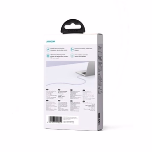 Joyroom Multi-Color Series S-A34 USB-C / USB-C PD 60W kaapeli 1m - violetti