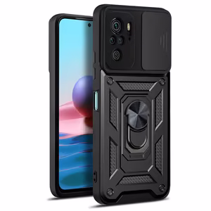 Defender Slide suojakuori Xiaomi Redmi Note 10 4G / 10S musta