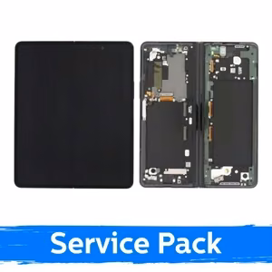 LCD-näyttö Samsung F926 Z Fold3 (SISEMPI) kehyksellä / Phantom Green / (Service Pack)