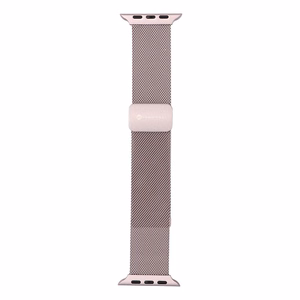 Hihna Apple Watch:lle Forcell F-Design FA14 magneettinen teräs 42 / 44 / 45 / 49 mm vaaleanpunainen