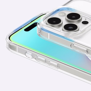 AmazingThing Minimal Silikoninen Suojakuori iPhone 16 Pro Max:lle - läpinäkyvä