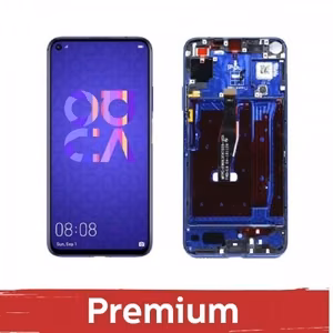 LCD-näyttö yhteensopiva Huawei Nova 5T / Honor 20 kehyksellä / safiirin sininen / OEM